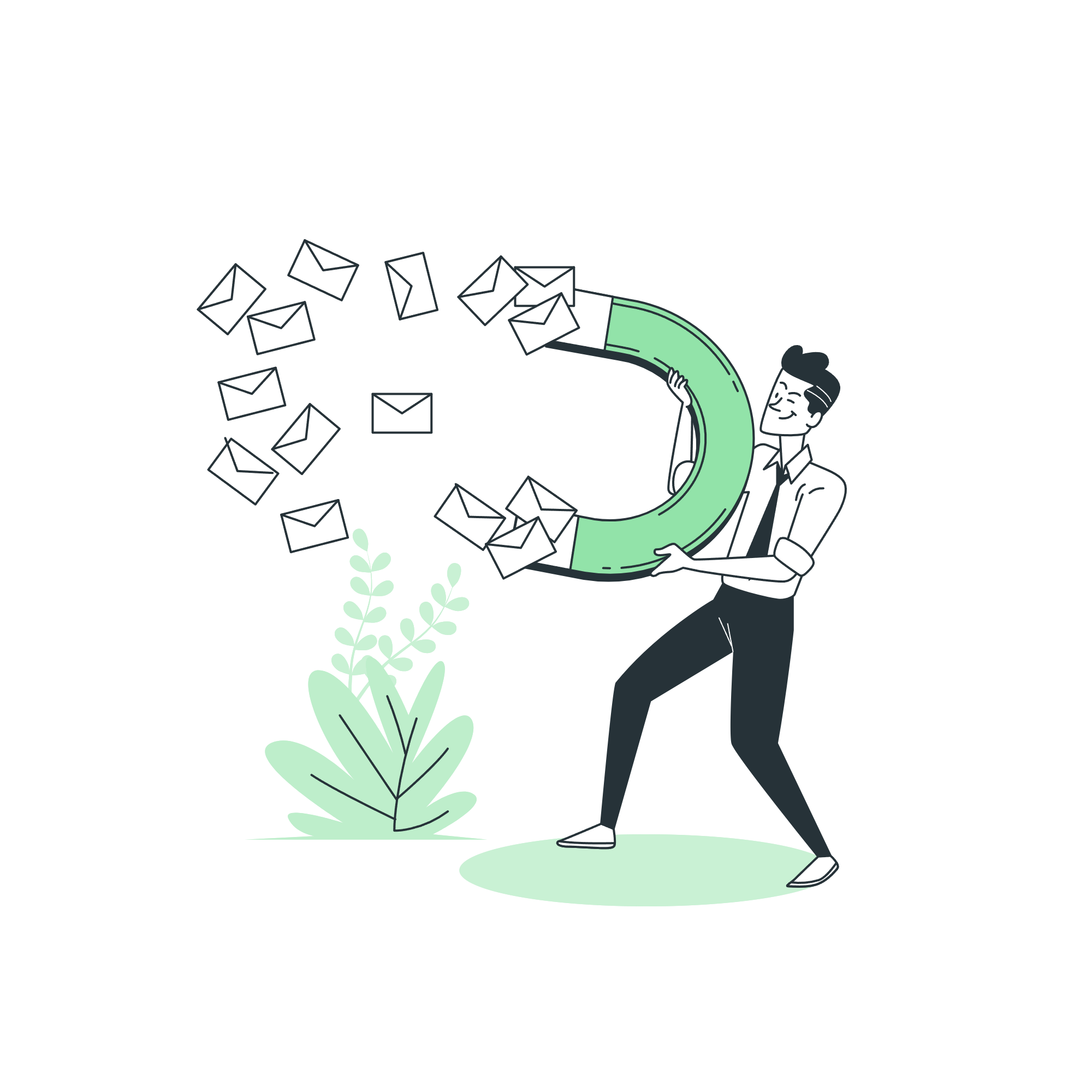 Contact illustration